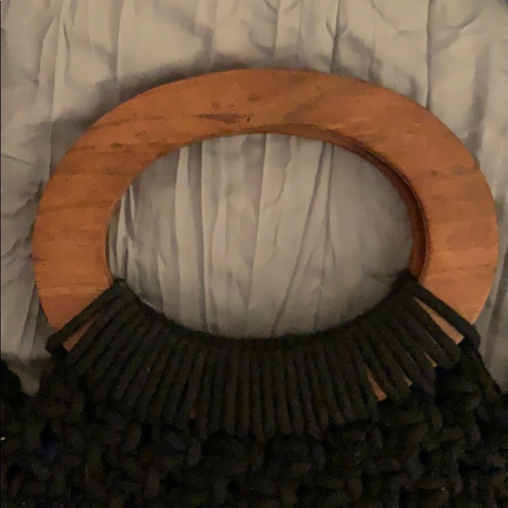 Danielle Nicole Black Woven Crossbody Bag. - image 5